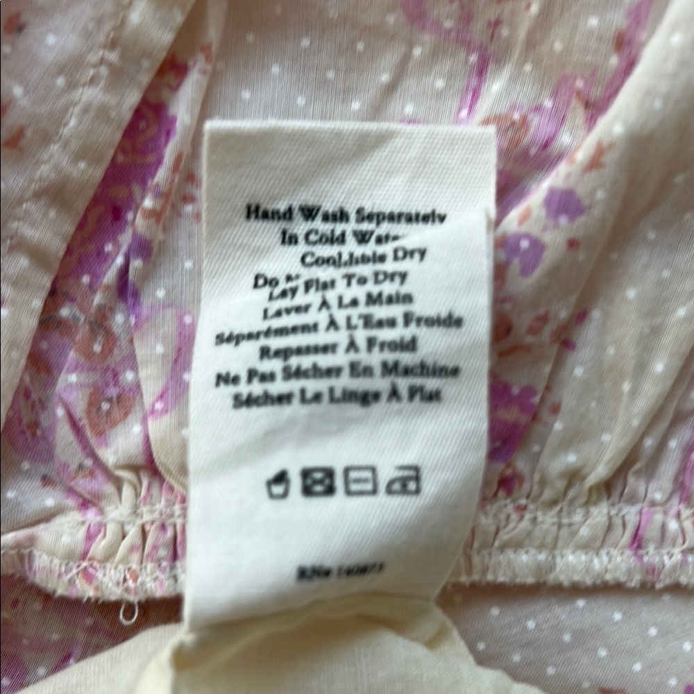 LoveShackFancy -Firefly floral pink/cream/lavender -NWT - Picture 10 of 10